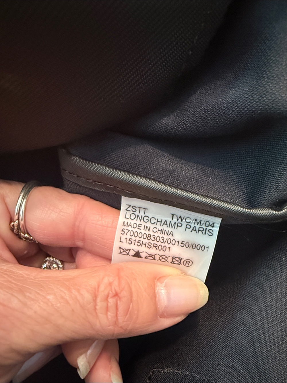 Longchamp Le Pliage Energy - Handbag L Black Nylon Shoulder Tote w Leather Trim - Picture 16 of 17